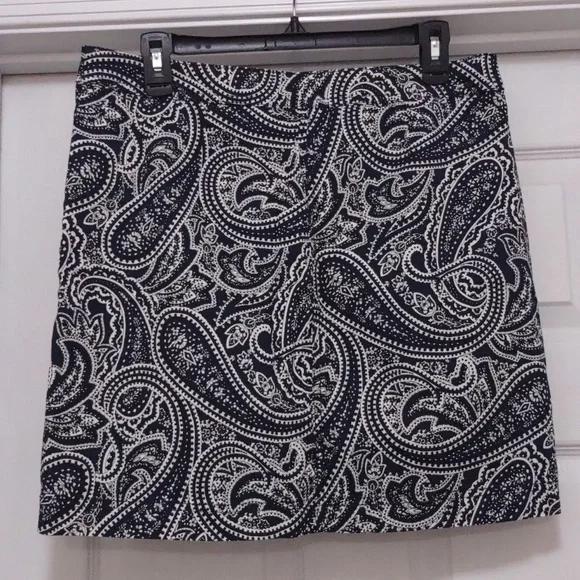 Karen Scott Petites Paisley Skirt Size 10P - Picture 3 of 5
